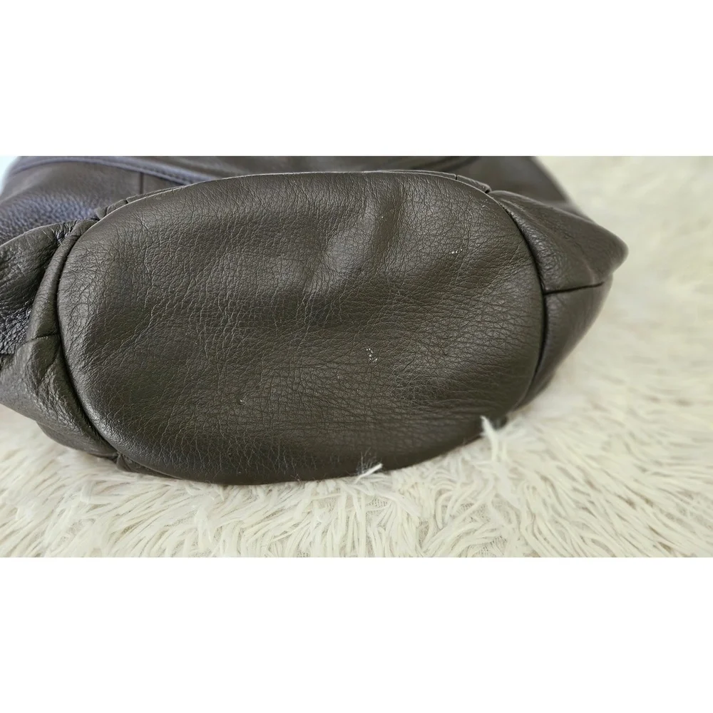 Vintage Stone Mountain‎ Brown leather shoulder bag